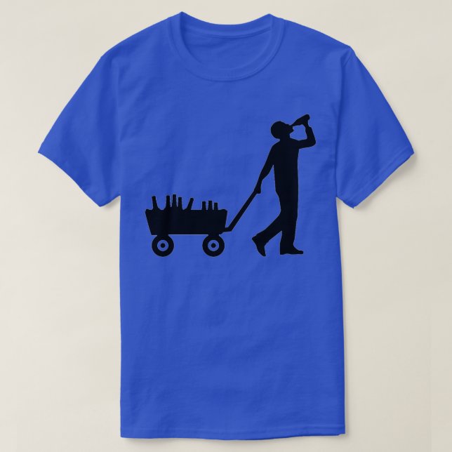 Camiseta Bebendo de álcool (Frente do Design)