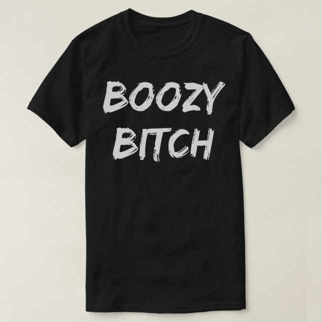 Camiseta Bebendo de Álcool NSFW Engraçado Boozy Citação 1 (Frente do Design)