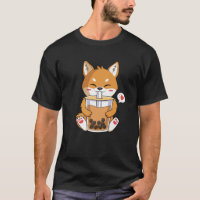 Bebendo De Cachorro Shiba Inu, Anime Kawaii Boba B