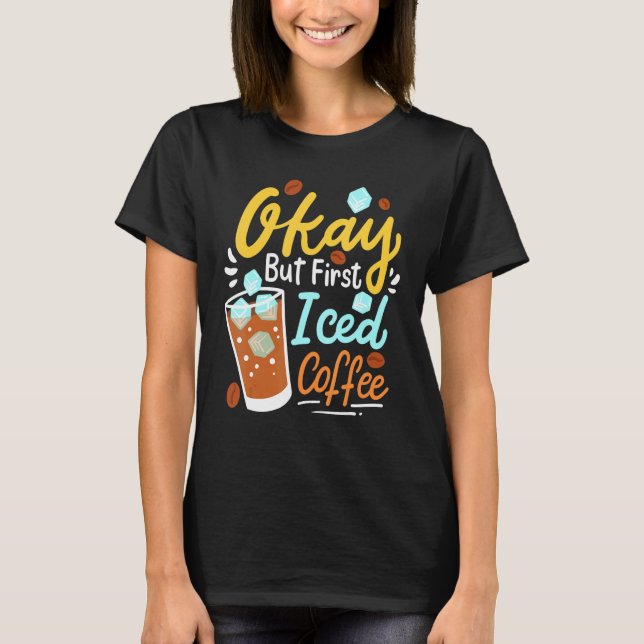 Camiseta Bebendo De Café Frio (Frente)