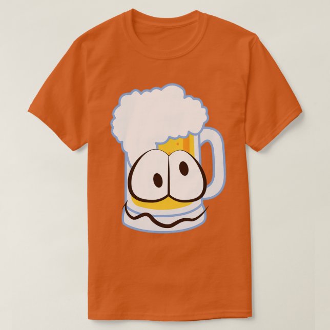 Camiseta Bebendo de cerveja (Frente do Design)