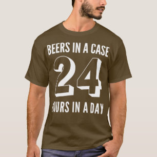 Camiseta Bebendo DE Cerveja 24 ABELHAS EM UM CASEHOURS EM U