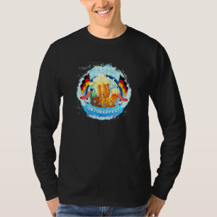 Camiseta Bebendo de Cerveja Alemã de Oktoberfest