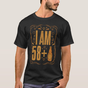 Camiseta bebendo De Cerveja Com 59 Anos De Idade, Nasciment