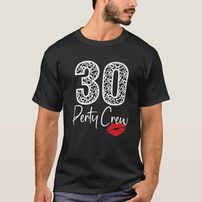 Camiseta bebendo De Cerveja De 30 Partidos Feliz Por 30 Ano (Frente)