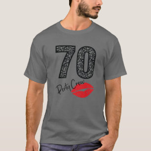 Camiseta bebendo De Cerveja De 70 Partidos Feliz Por 70 Ano