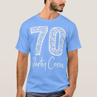 Camiseta bebendo De Cerveja De 70 Partidos Feliz Por 70 Ano
