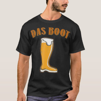 Camiseta Bebendo de Cerveja de Boot Oktoberfest