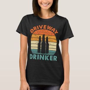 Camiseta Bebendo De Cerveja De Drinker De Estrada Engraçad