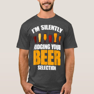 Camiseta Bebendo De Cerveja Do artesanato Para Snobs De Cer