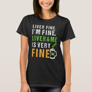 Camiseta Bebendo de Cerveja Escura São Patricks Irlandês Ca