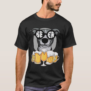 Camiseta Bebendo de cerveja nos anos de cão Eu só tive uma