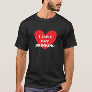 Camiseta Bebendo De Dia Engraçado S, Eu Adoro Festa De Beb