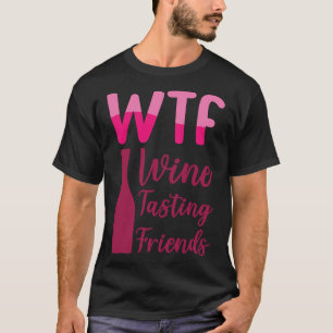 Camiseta Bebendo de Festas de Amigos do Provando de Vinho W