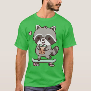 Camiseta Bebendo de guaiamento de guaios boné Boba Tea