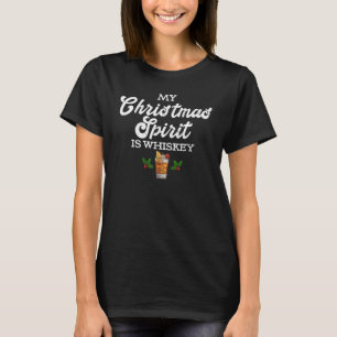 Camiseta Bebendo de Natal Tee Whiskey Bebê Líquido Sayi