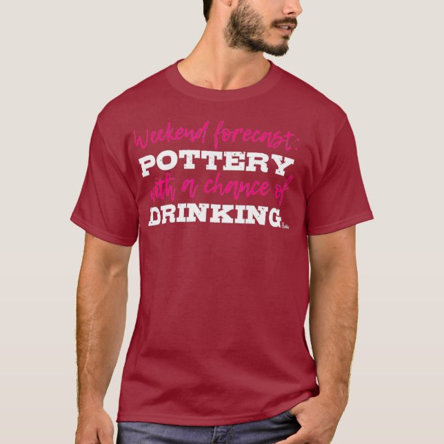 Camiseta Bebendo de Potência Mens (Frente)