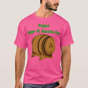 Camiseta Bebendo do Dia da rua Patrickx27s