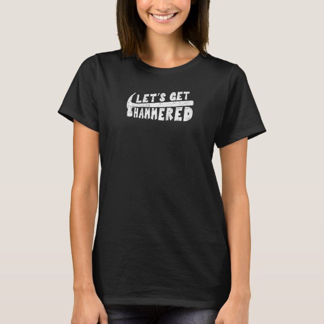 Camiseta Bebendo engraçado Humor Raglan (Frente)