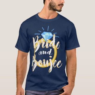Camiseta Bebendo Humorístico Noiva Sarcástica Bridal Engraç