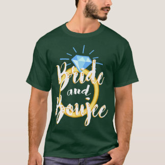 Camiseta Bebendo Humorístico Noiva Sarcástica Bridal Engraç