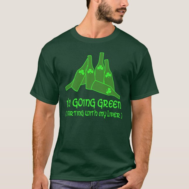 Camiseta Bebendo irlandês (Frente)