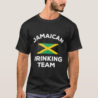 Camiseta Bebendo jamaicano da Jamaica, grupo divertido