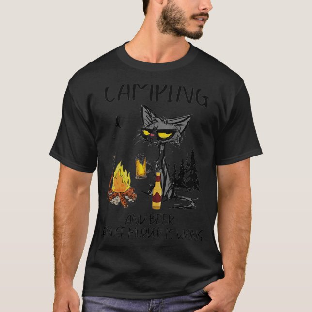 Camiseta Bebendo Porque Assassinato É Tequila 1 Errada (Frente)