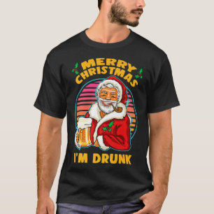 Camiseta Bebendo Retroativo 80 Papais noeis Im Bebado Cerve