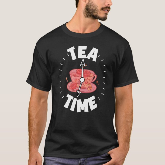 Camiseta Bebendo Tea Tea Time Graphic (Frente)