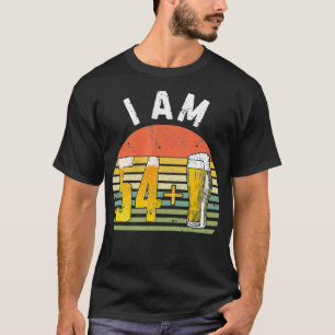 Camiseta Bebendo Vintage 1964 Cerveja Feliz 55 Anos