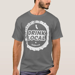 Camiseta Beber Artesanato Local California Beer Boné T