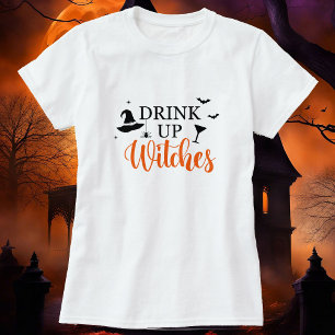 Camiseta Beber bruxas Opções de cor do Dia das Bruxas 2