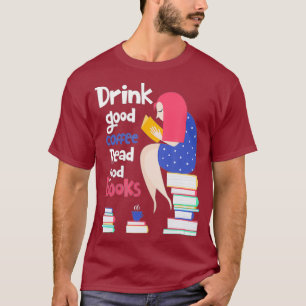 Camiseta Beber café bom ler bons livros Café Amor
