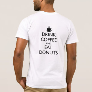 CAMISETA BEBER CAFÉ E COMER ROSQUINHAS