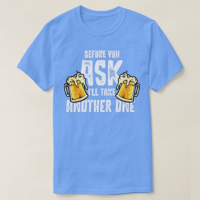 Camiseta Beber Cerveja Beber Uma Cerveja De Festa (Frente do Design)