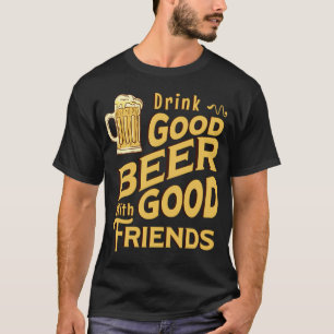 CAMISETA BEBER CERVEJA BOA COM UM BOM AMIGO