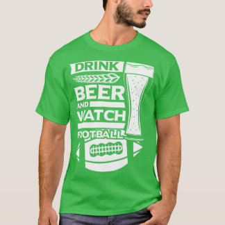 Camiseta Beber cerveja e ver o presente da família do domin