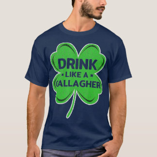 Camiseta Beber Como Um Armário Irlandês, São Patrício Irlan