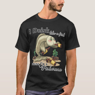 Camiseta Beber como um peixe