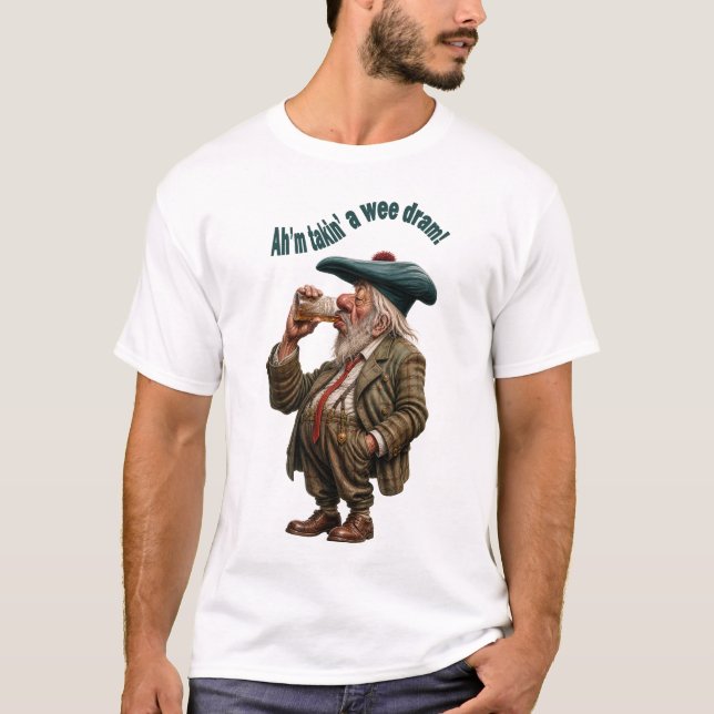 Camiseta Beber de Whisky (Frente)