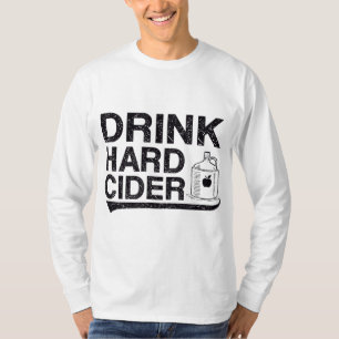 Camiseta Beber Duro, Garrafa de sidra de maçã