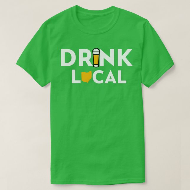 Camiseta Beber Local Ohio T (Frente do Design)