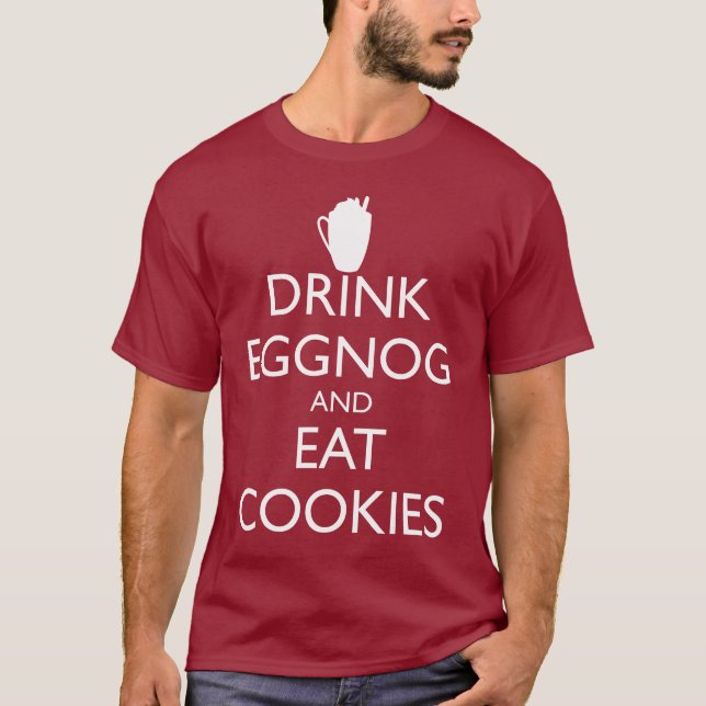 CAMISETA BEBER OVINO E COMER COOKIES (Frente)