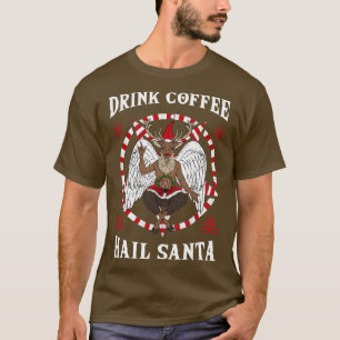 Camiseta Beber Satã de granizo de café I Morte no segundo a