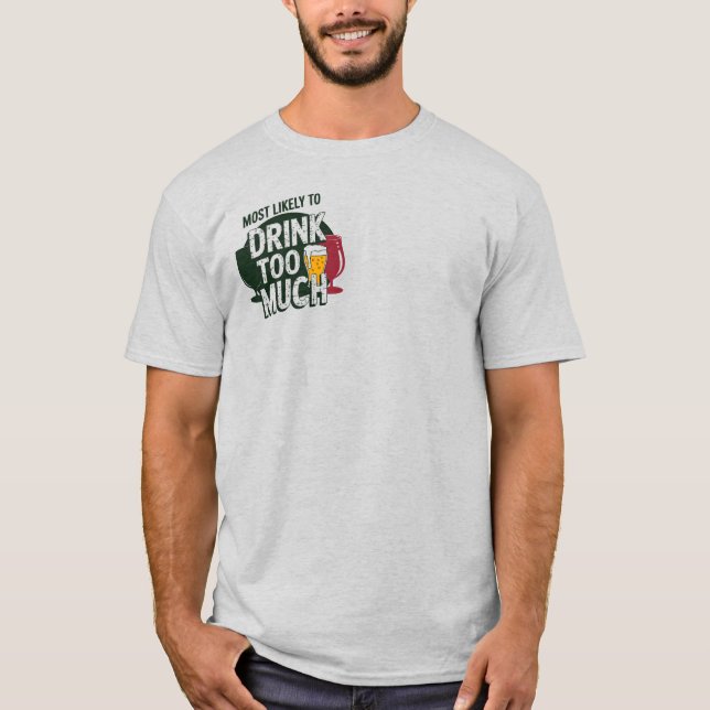 Camiseta 🎄 Beber Um Natal Muito Engraçado (Frente)