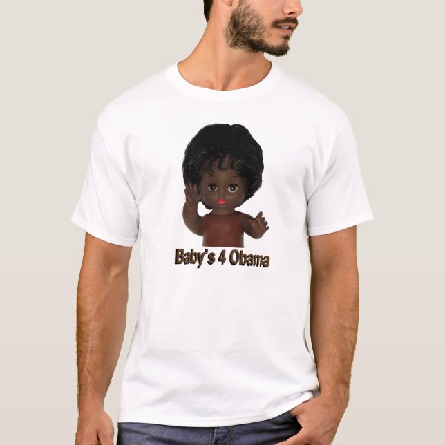 Camiseta Bebês 4 Obama (Frente)