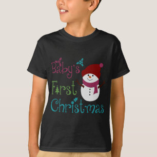 Camiseta Bebês Adoráveis Primeiro Natal