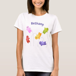 Camiseta Bebês bonitos de geleia doces caricaturas doces