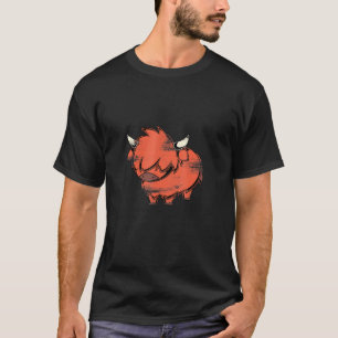 Camiseta Bebês de Animais de Fazenda Fofos Kids Vaca das Te